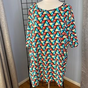 Lularoe Irma tunic EUC sz 2x leggings material